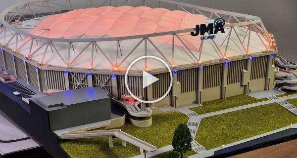 Maquette du Stade JMA Dome