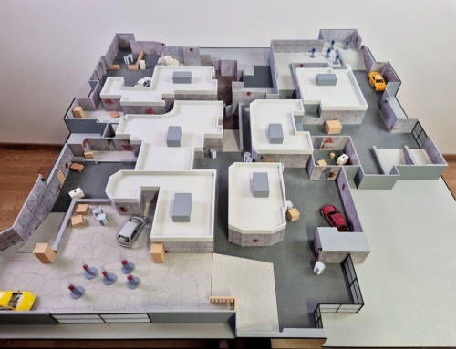 Maquette d’une Arène Airsoft