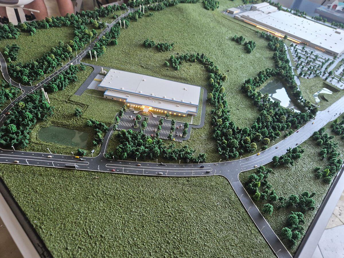 maquette complexe industriel