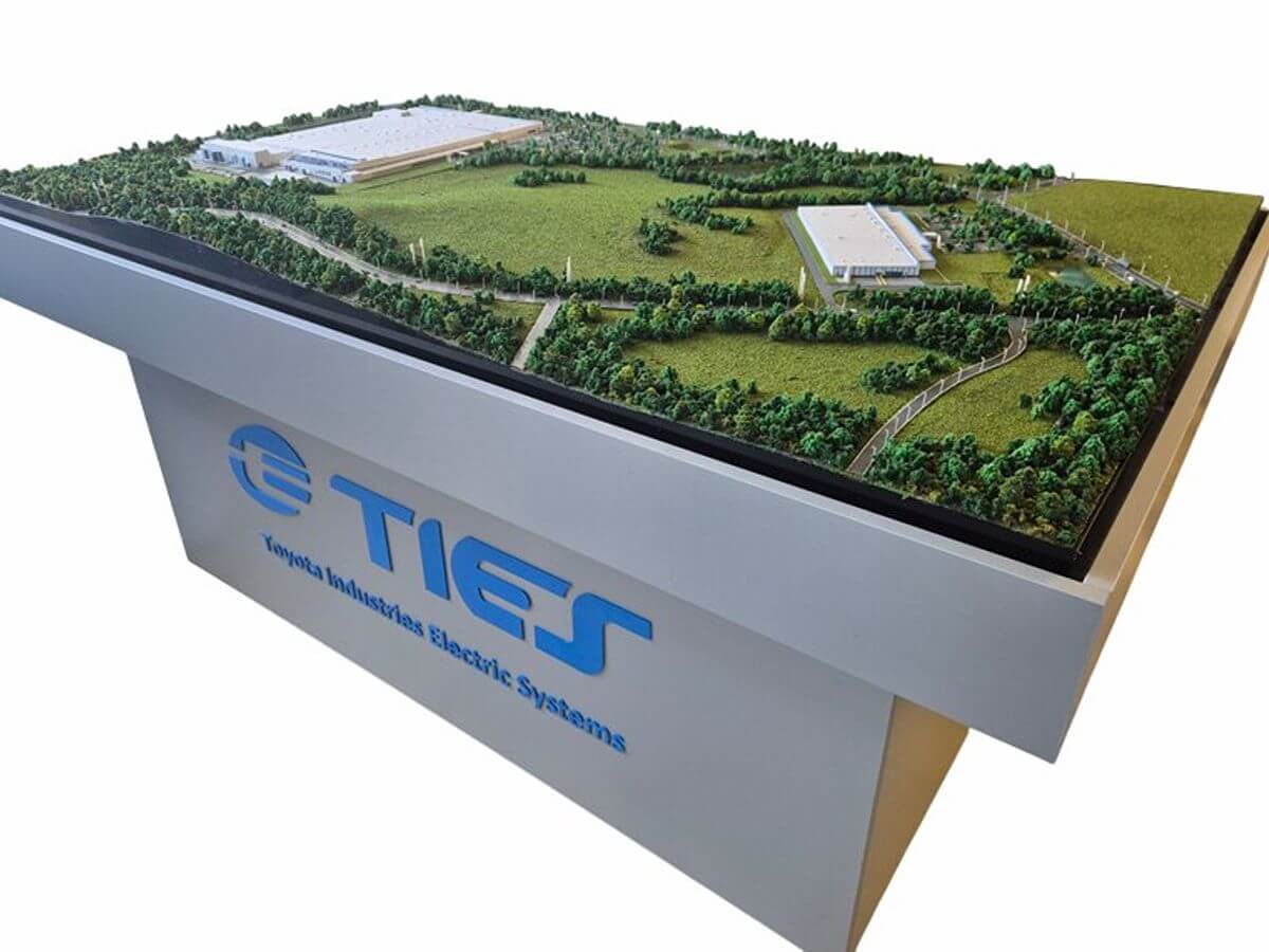 maquette site industriel