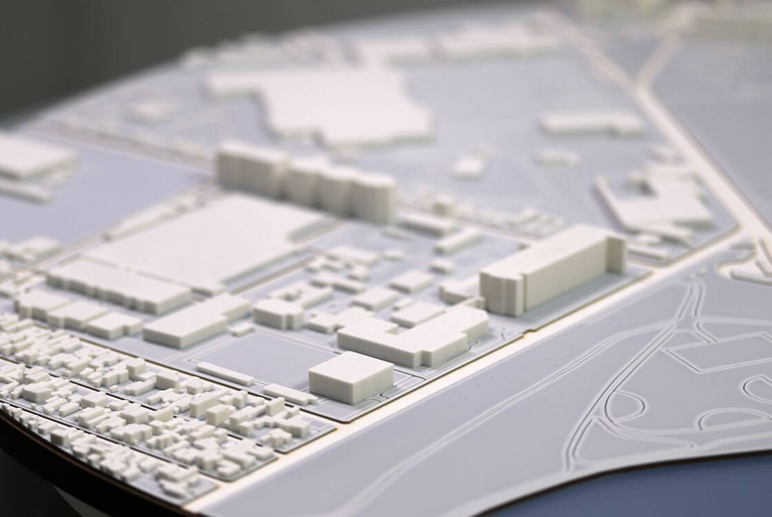 maquette architecturale urbaine