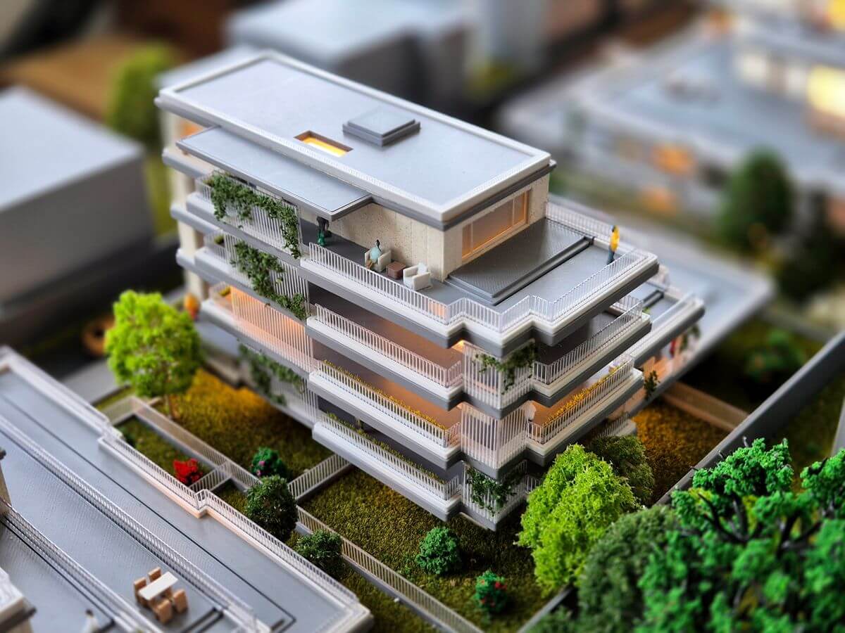 maquette complexe residentiel