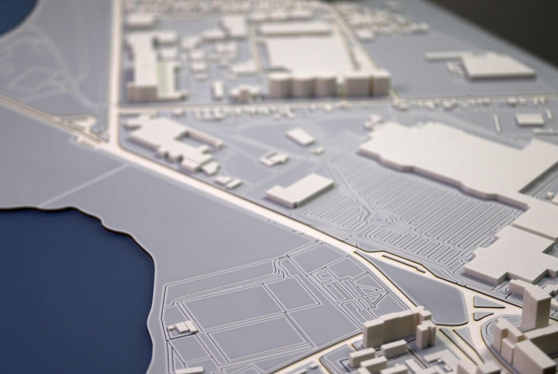 maquette volumetrie urbaine
